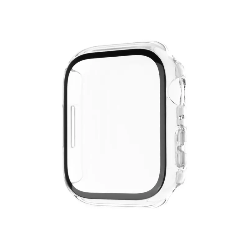 Funda protectora FIXED Fixed Pure para Apple Watch 46mm Transparente con cristal templado