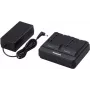Panasonic AG-BRD50 - cargador + fuente de alimentación - 2 x carga de batería - 4000 mA (AG-BRD50E)