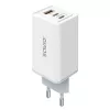 SAVIO LA-07 Fuente de alimentación GaN 65W, USB, QC4.0+, PD 3.0, Blanca