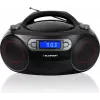 Boombox FM PLL CD/MP3/USB/AUX/Reloj/Alarma