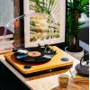 Adler AD 1914e tocadiscos con USB, Bluetooth, 33 1/3 y 45 rpm, cápsula cerámica, altavoces integrados de 2x0,8 W, salida RCA