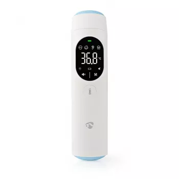 Nedis BTHTIR10WT termómetro corporal digital termómetro de sensor remoto blanco oído, frente sensor