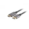 Cable DisplayPort(M)-HDMI(M) 1 m 4K negro y plateado