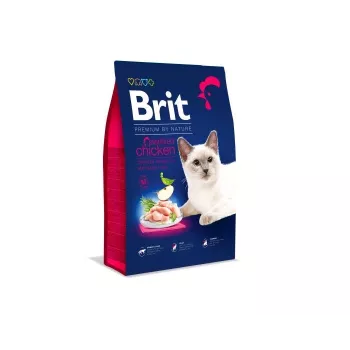 Alimento seco para gatos Brit Premium By Nature Sterilized pollo, 1,5 kg, gatos adultos esterilizados, 33 % proteína, 14 % grasa
