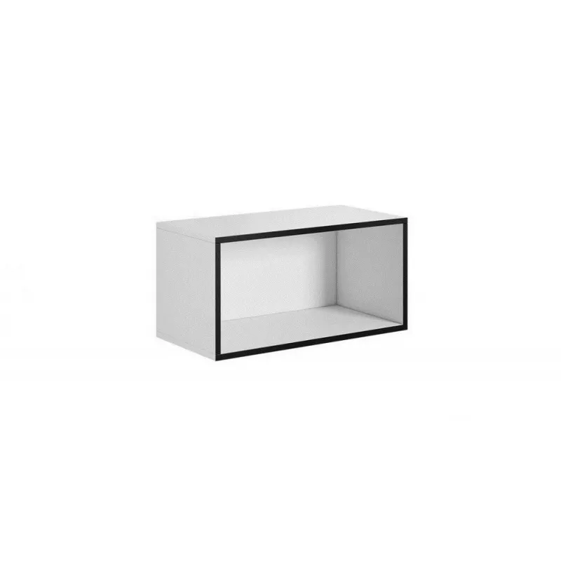 Armario abierto de almacenaje Cama ROCO RO4 75/37/37 blanco/negro