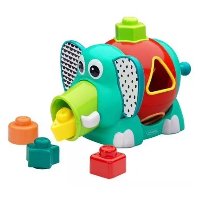 Clasificador con bloques - elefante Infantino