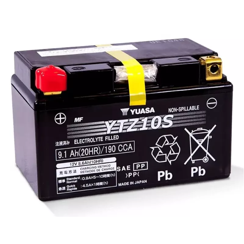 Yuasa YTZ10S batería de vehículo plomo-ácido sellada (VRLA) 8,6 Ah 12 V moto