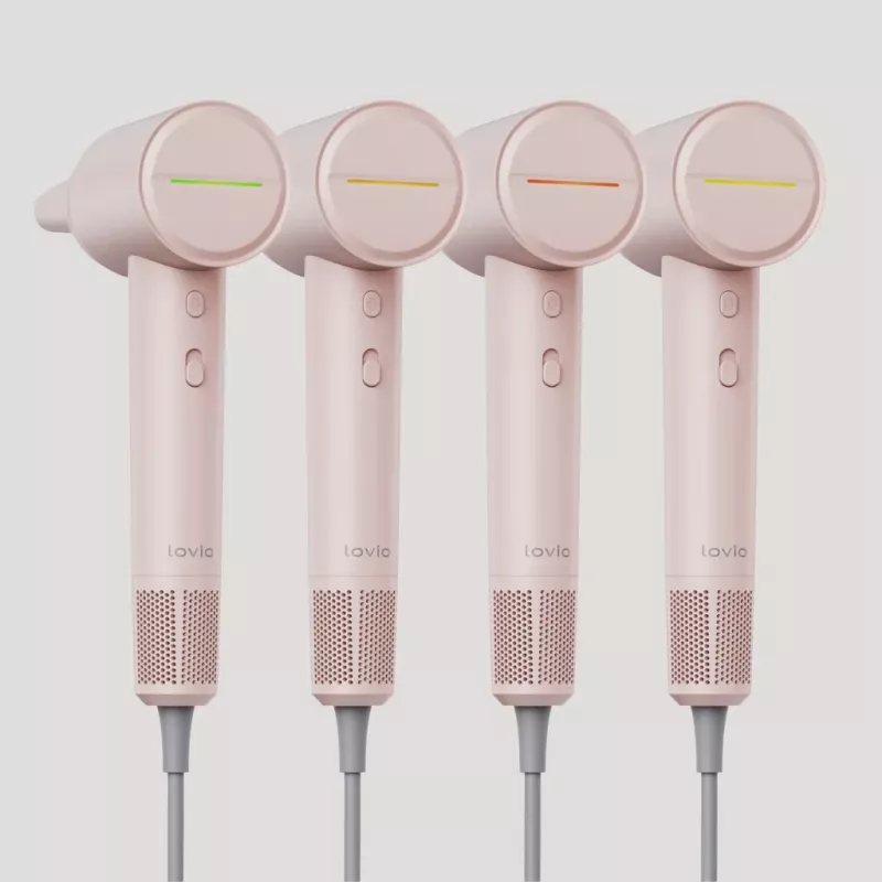 Secador de pelo Lovio LVHD001PK con ionización y tecnología AirFlow