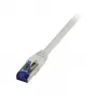Cable de red RJ45 - CAT6A 500 MHz - 5 m - gris - S-STP(S/FTP) - TPE/LSZH (Superflex) - AWG26 - Synergy 2