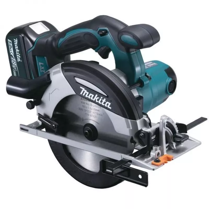 Makita DHS630RTJ sierra circular a batería, 165 mm, 18 V, 2 baterías
