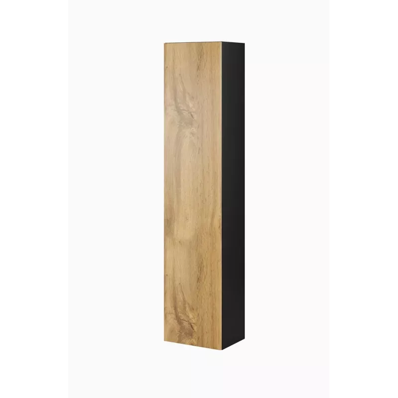 Conjunto de armarios de salón Cama VIGO 3 negro/roble wotan