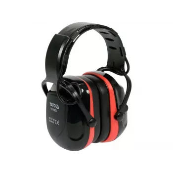 Orejeras de protección auditiva YATO YT-74626, estructura de PVC, batería de polímero de litio, 348 g