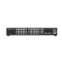 Ruijie Reyee RG-ES220GS-P switch PoE Gigabit L2 gestionable, 20 puertos (18x GE 10/100/1000, 16x PoE+, 2x SFP), 250 W, Cloud, negro