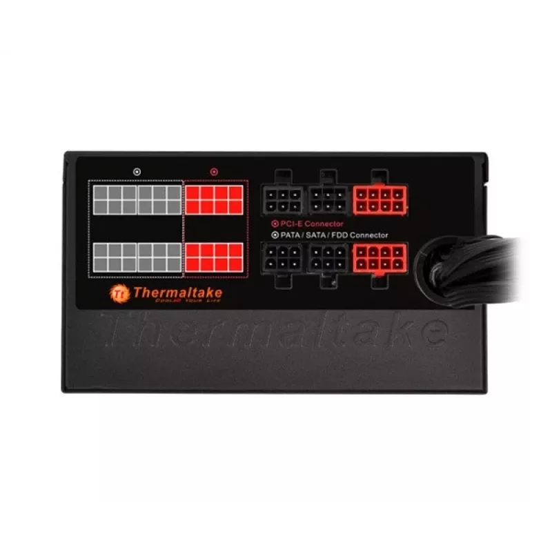 Thermaltake Smart SE 630W fuente de alimentación ATX modular, 80 PLUS Gold, PFC activo, ventilador de 140 mm, Single Rail