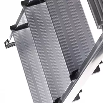 Escalera plegable Krause Secury plata