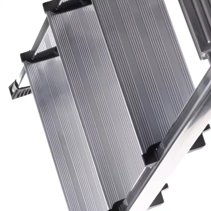 Escalera plegable Krause Secury plata