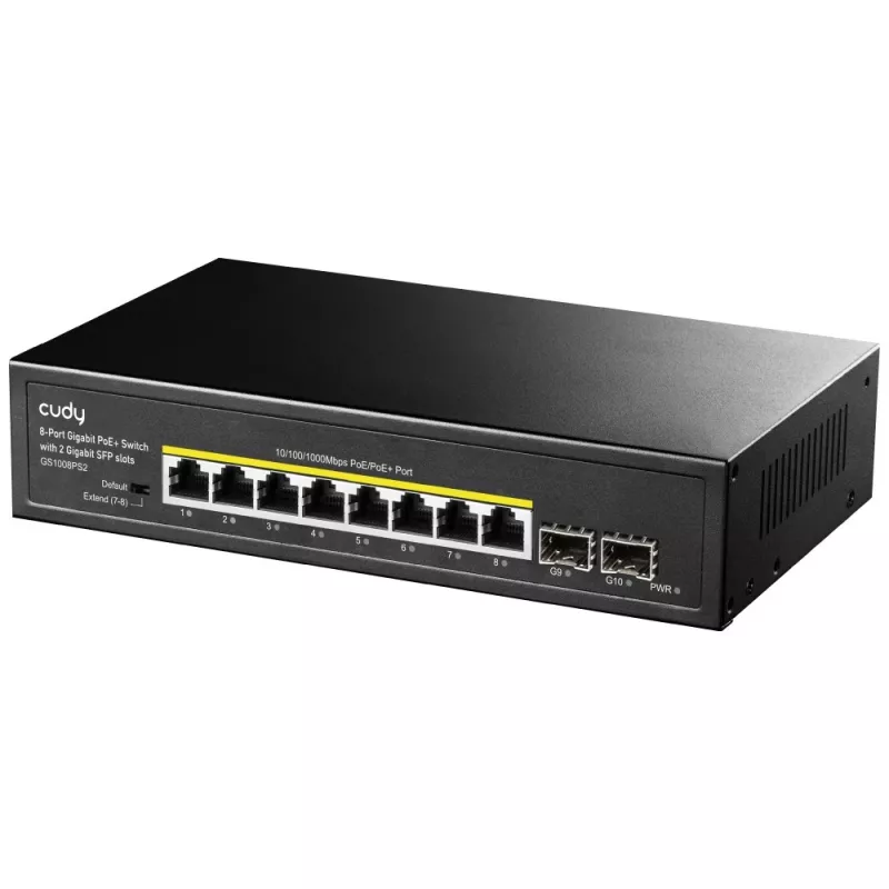 Switch no gestionado Cudy GS1008PS2 Gigabit Ethernet 8 puertos PoE