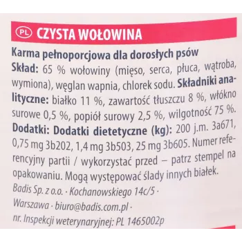 ANIMONDA GranCarno Adult Single Protein Rind - Comida húmeda para perros - 800 g