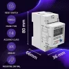 Contador de energía QOLTEC monofásico carril DIN 230V (MPN 50979)
