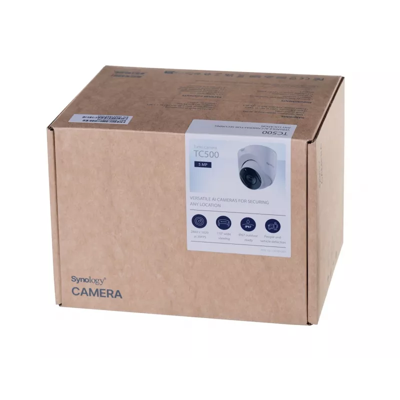 Synology TC500 cámara de seguridad cámara de vigilancia IP torreta interior y exterior 2880 x 1620 píxeles techo