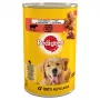 Pedigree comida húmeda para perros, ternera en gelatina, 400 g
