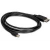 Cable Mini DP/DP 1.2 DeLOCK 82438 2 m Negro
