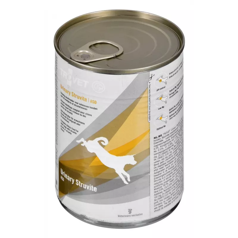 TROVET Urinary Struvite Chicken & Pork Adult Dog alimento dietético veterinario, 400 g