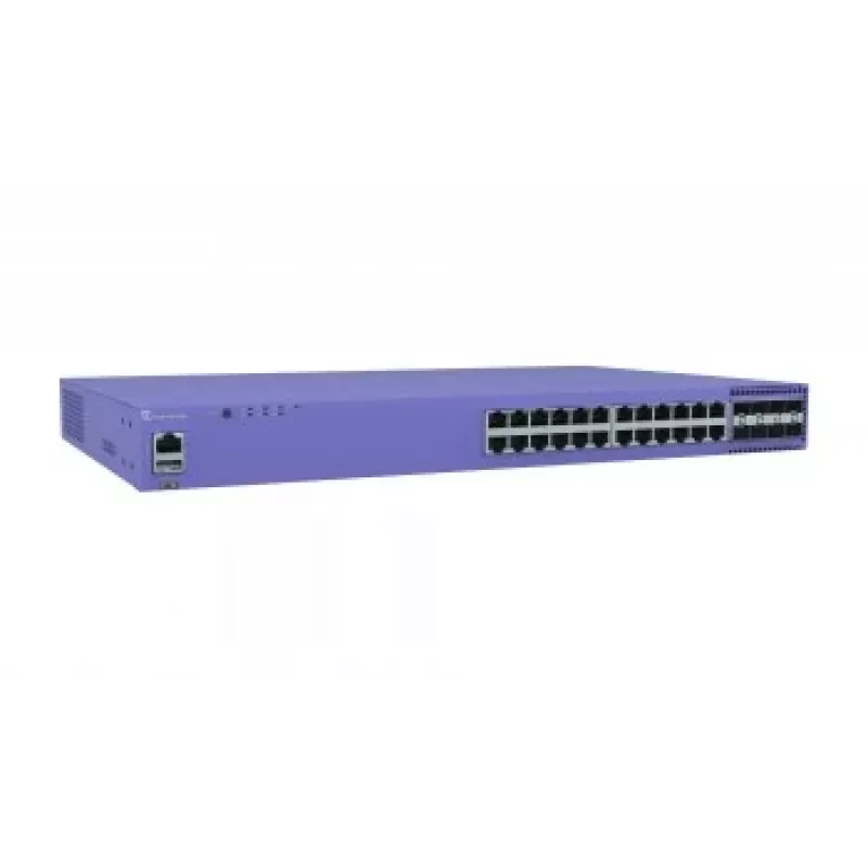 Extreme Networks ExtremeSwitching 5320-24P-8XE switch gestionable L2/L3, 24x 10/100/1000 PoE+, 4x 1/10 Gigabit SFP+, 2x SFP-DD, apilable