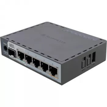 Mikrotik E60IUGS Router con cable Gigabit Ethernet negro
