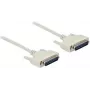 Cable serie DeLOCK 86908 beige 0,5 m D-Sub 25 pines