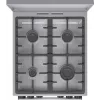 Gorenje GKS5C71XF cocina independiente con horno Plata