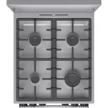 Gorenje GKS5C71XF cocina independiente con horno Plata