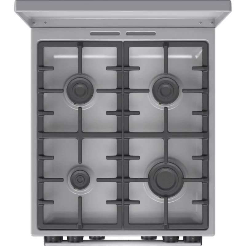 Gorenje GKS5C71XF cocina independiente con horno Plata