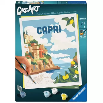 Set de pintura Ravensburger CreArt Capri – set de pintura sobre lienzo de Ravensburger