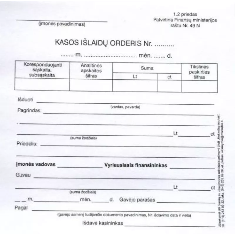 Instrucciones de pago, A6 (100) 0720-034