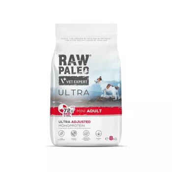 VET EXPERT RAW PALEO Ultra Mini Adult Beef - pienso para perros - 8 kg
