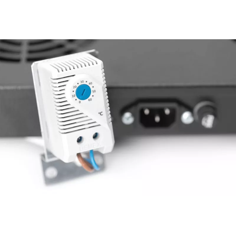 Digitus unidad de ventilador para instalación variable de 483 mm (19