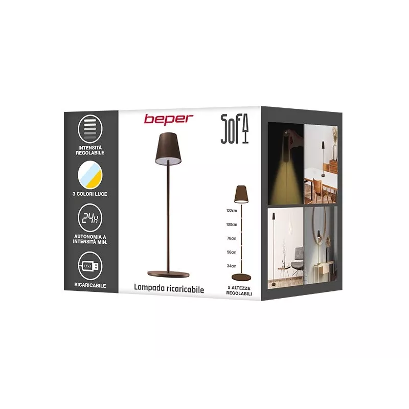 Robot de cocina eléctrico Beper P201UTP403 — motor de 400 W, bol de 1,5 L