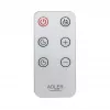 Radiador de convección Adler AD 7752 LCD con mando a distancia, blanco