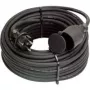 Alargador eléctrico AS Schwabe [conector macho schuko de goma - conector hembra schuko de goma] Negro 50,00 m 603 (60340)