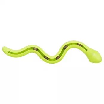 Juguete dispensador de snacks para perros Trixie 34931, goma termoplástica, 270 mm, 220 g, verde