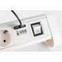 Regleta de alimentación S/CONN 60317-W 1,5 m 4 tomas AC blanca