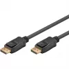 Cable DisplayPort 1.4 conector macho > conector macho DisplayPort (negro, 2 metros, 8K)