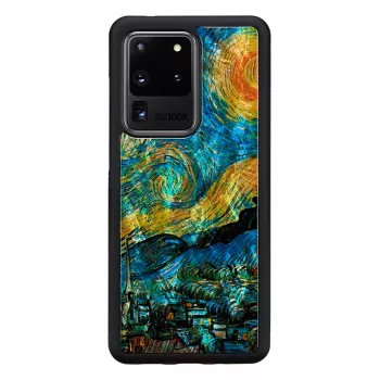 Funda protectora iKins para Samsung Galaxy S20 Ultra – Noche estrellada negro