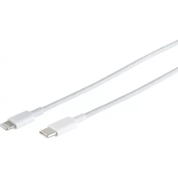 Cable Lightning S/CONN 14-13052 1,5 m blanco