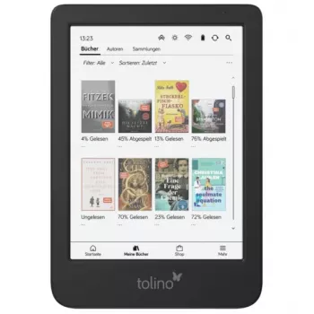Tolino shine color eReader pantalla táctil 16 GB Wi-Fi negro