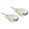 Cable serie DeLOCK 84250 Gris 5m Sub-D9