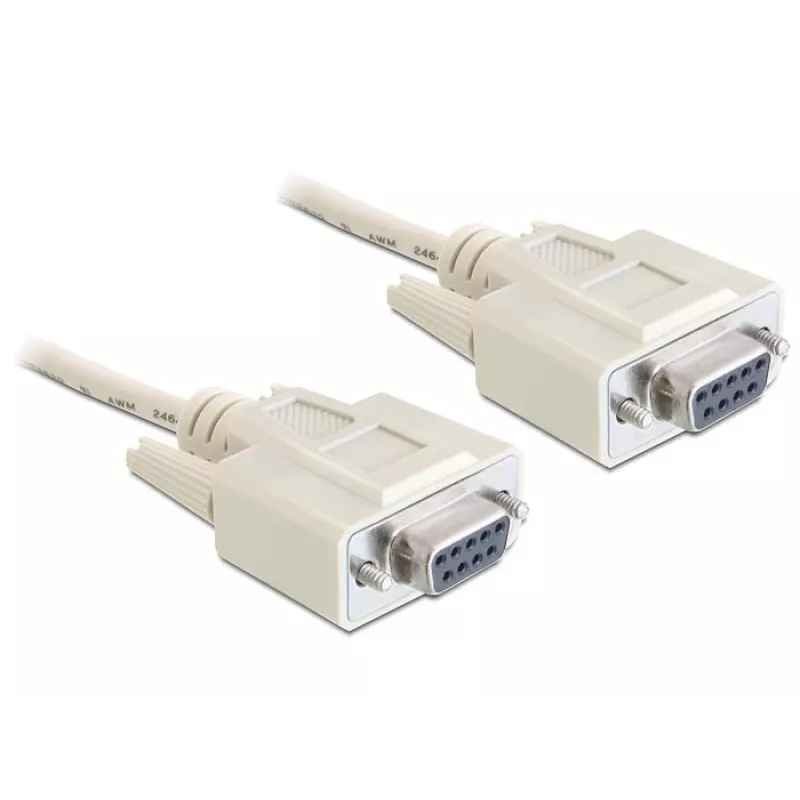 Cable serie DeLOCK 84250 Gris 5m Sub-D9