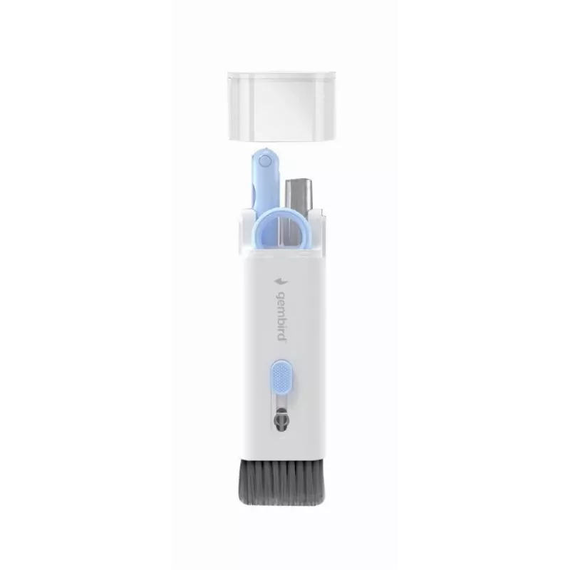 Gembird Kit de limpieza universal portátil 7 en 1 - blanco