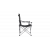 Silla con reposabrazos Spruce, negra 480087, silla de camping negra, modelo 2025